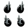 Service Caster Assure Parts 190CW2525KIT Replacement Caster Set with Brakes, 4PK ASS-SCC-TS20S514-POS-121310-2-TLB-2